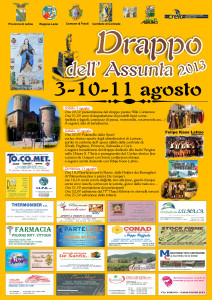 locandina drappo assunta 2013